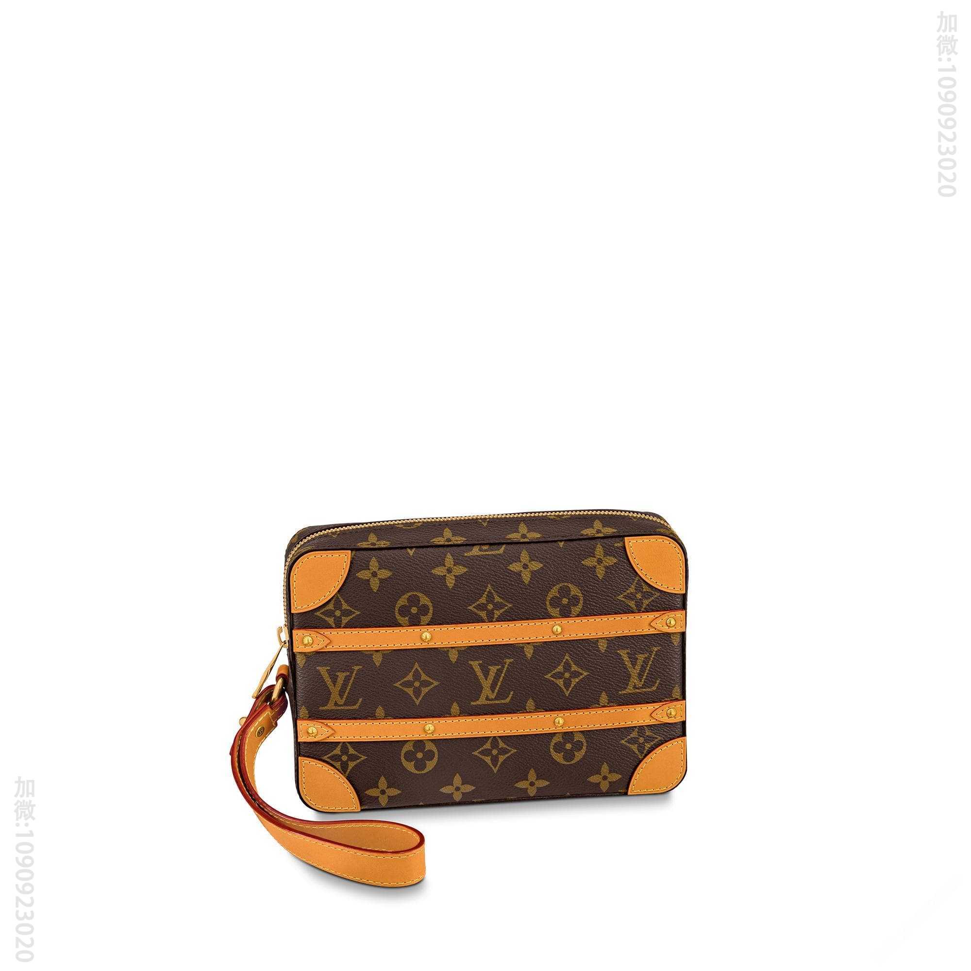 LV 2023新款SOFT TRUNK 老花手拿包 M44779
