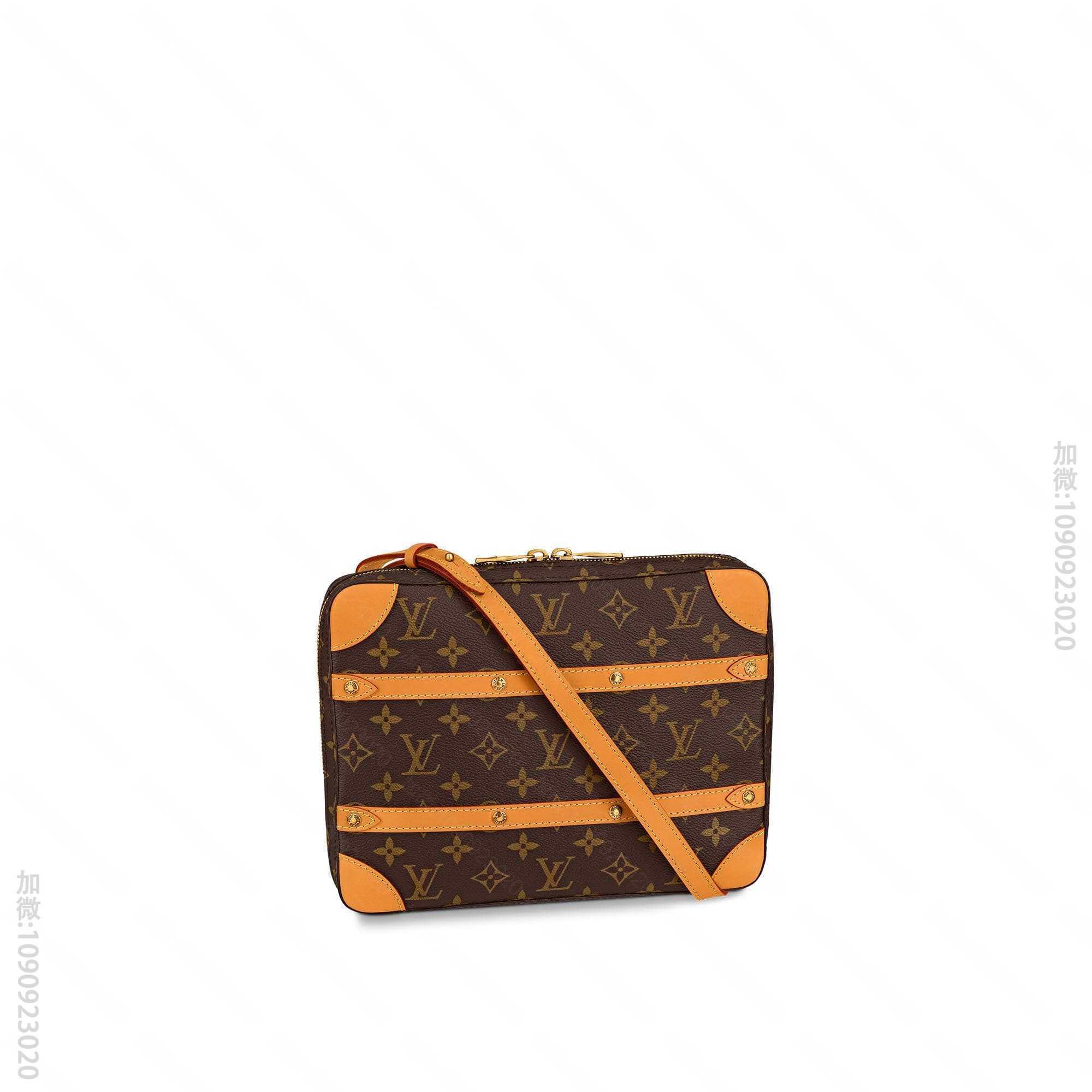 LV 2023新款SOFT TRUNK老花小号邮差包 M68494
