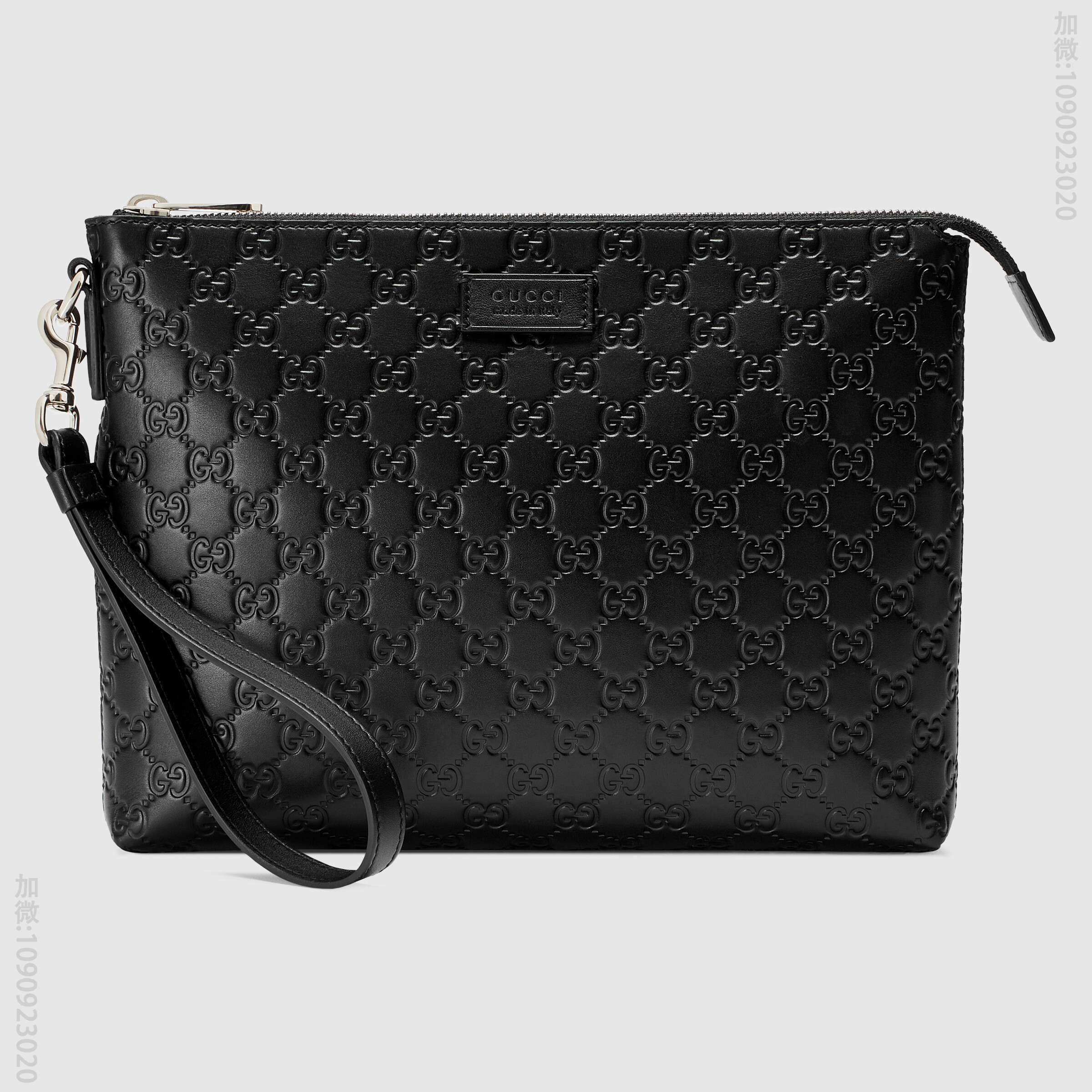 Gucci Signature柔软皮革手拿包 473881 DMT1N 1000