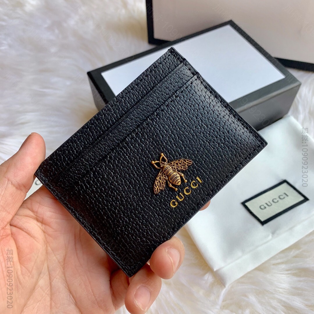 Gucci古驰蜜蜂款小卡包523685