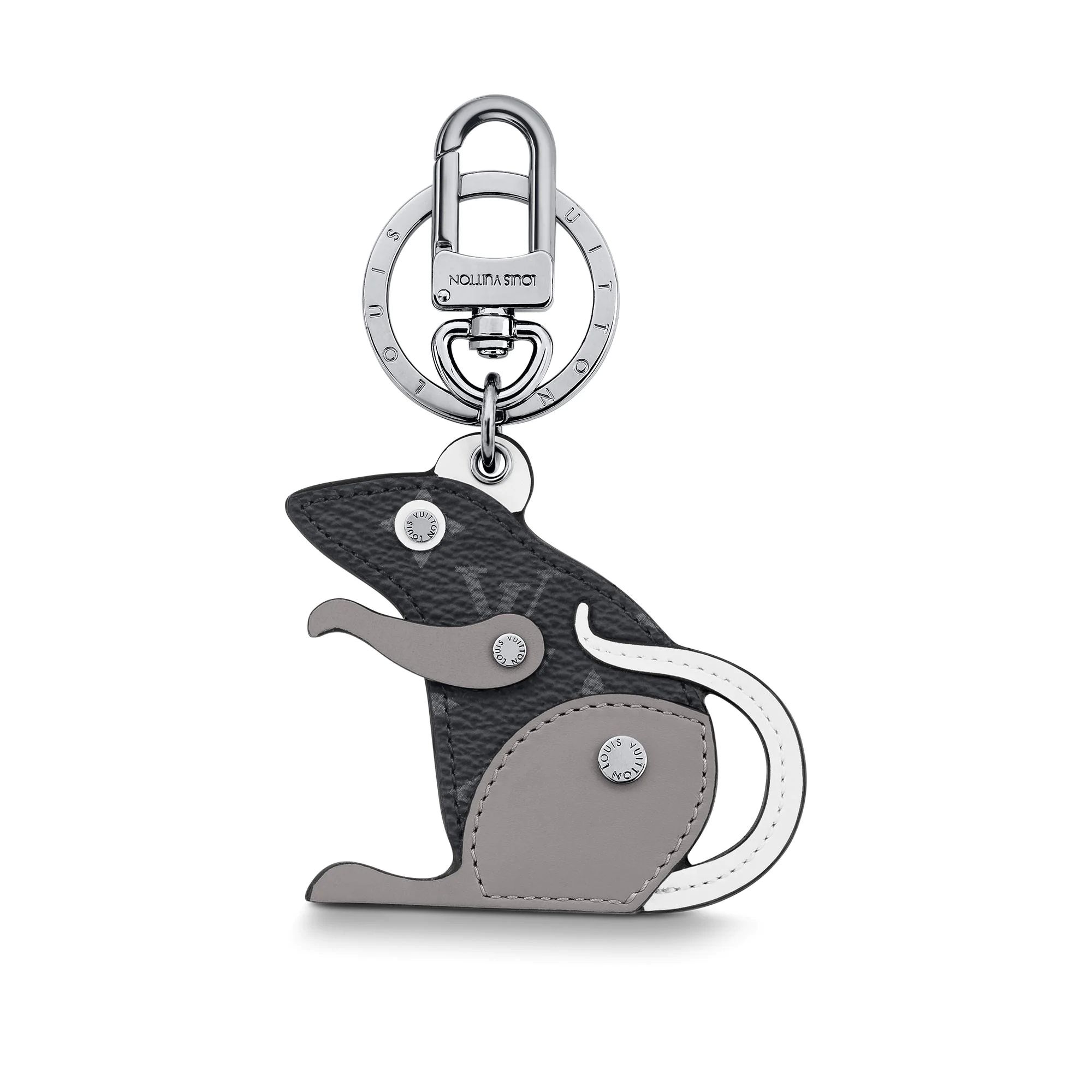 LV男士钥匙扣 LV M68835 2023年新款鼠年 RAT 包饰与钥匙扣 高仿LV钥匙扣 M68835