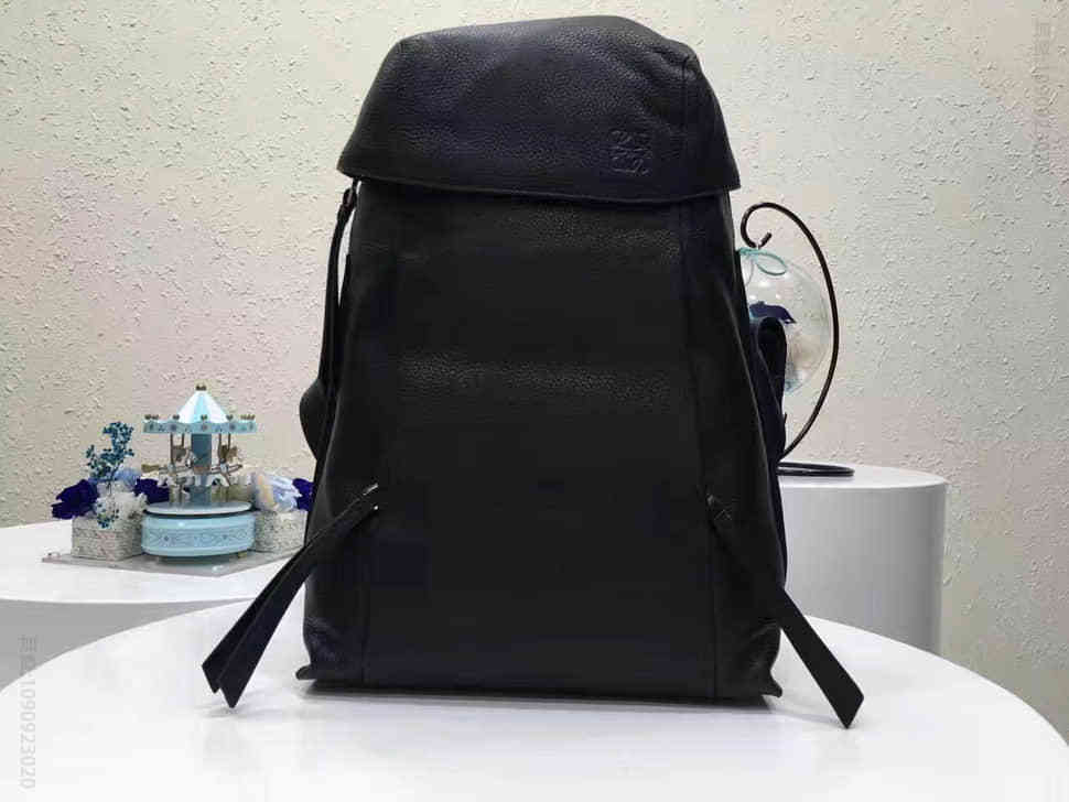 意大利官网LOEWE罗意威backpack荔枝纹牛皮系统双双肩背包0237