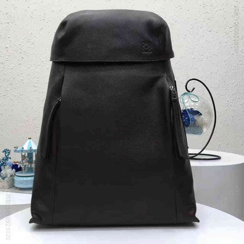 意大利官方LOEWE罗意威backpack荔枝纹牛皮系统双双肩背包0237