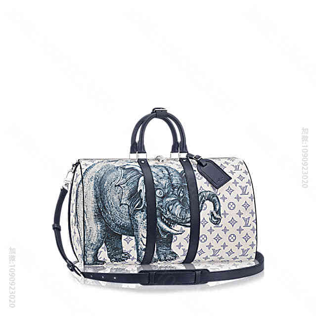 LV KEEPALL 45 旅行袋 (配肩带）Monogram Other大...