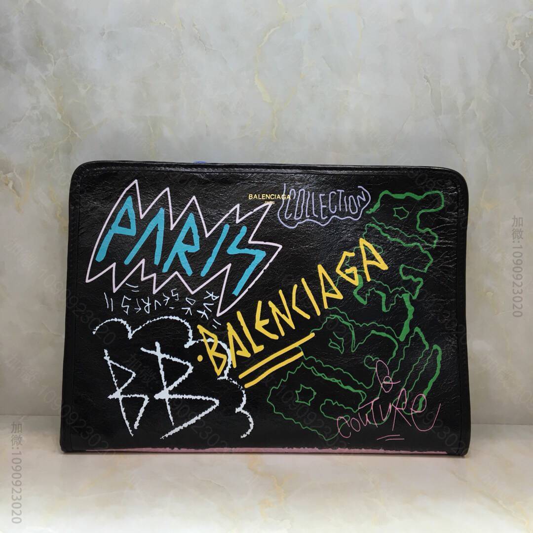 巴黎世家Balenciaga Graffiti Classic 手包4430...