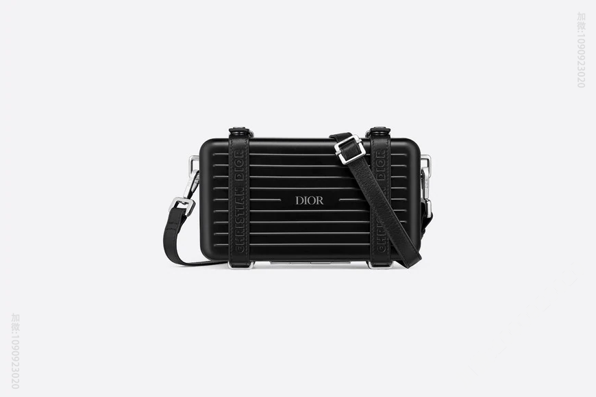 Dior/迪奥 Rimowa联名 黑色铝镁合金小箱子斜挎包