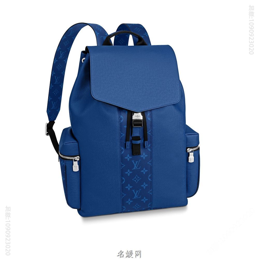 LV M30419 Taigarama系列Taiga牛皮OUTDOOR蓝色双肩包