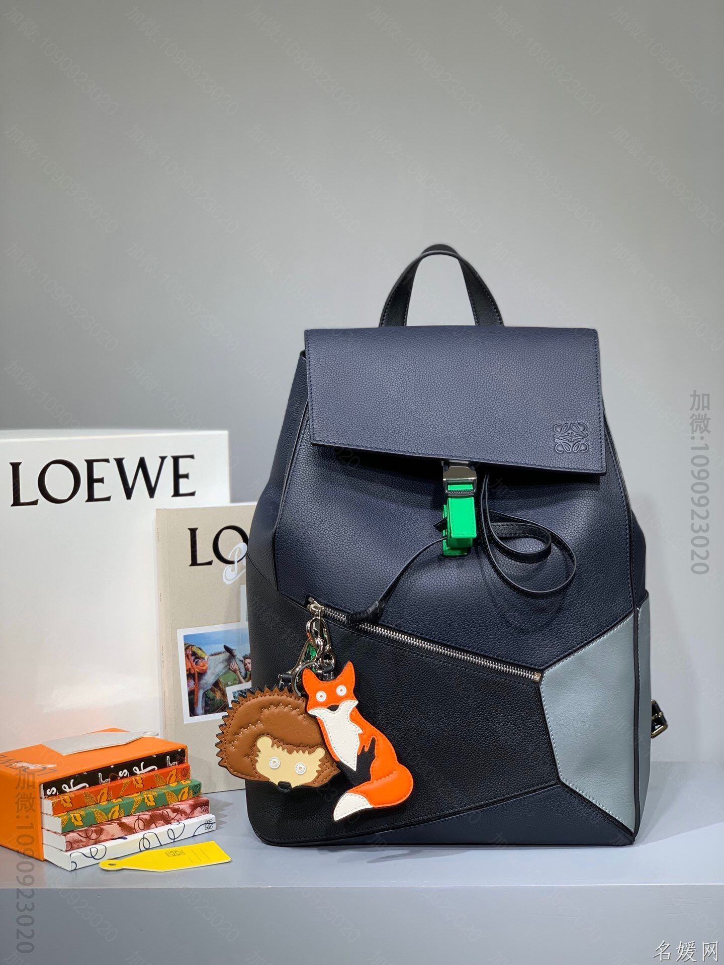 Loewe罗意威PuzzleBackpack新款超大容量男士双肩包