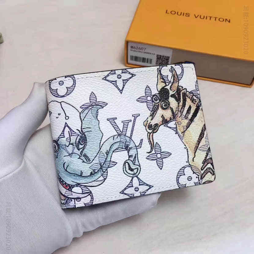 LV Monogram Other斑马与大象印花 MULTIPLE 钱夹M62607