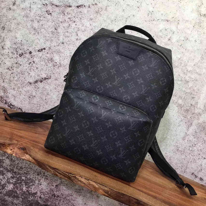 LV Monogram Eclipse涂层帆布 男士APOLLO 双肩包 M43186