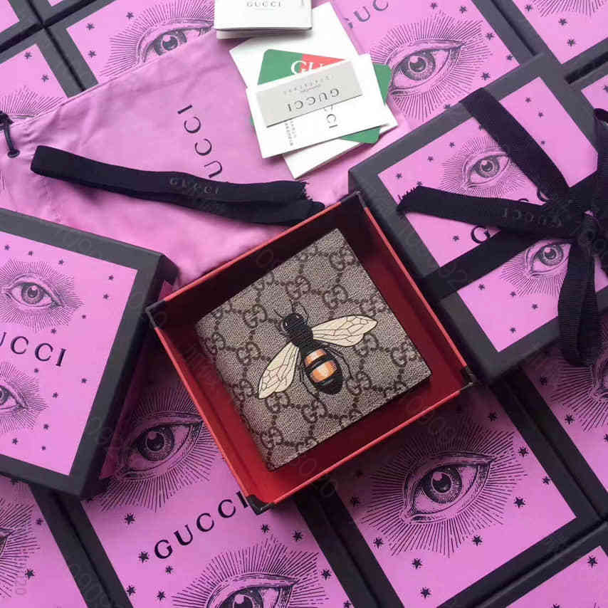 GGSupremeBee蜜蜂印花pvc短夹451268
