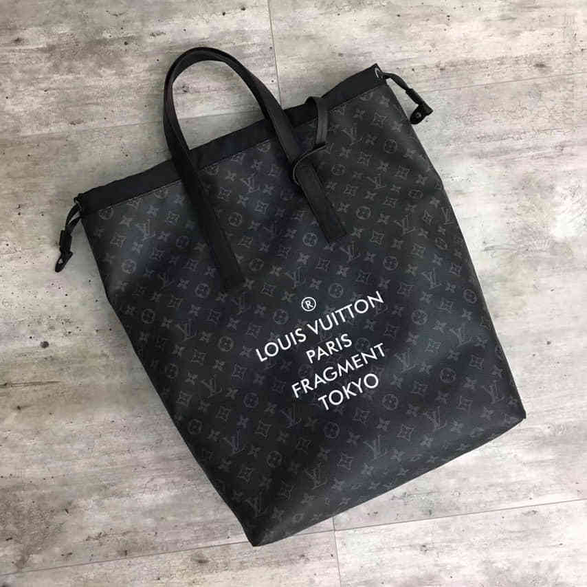 LV 黑灰色Monogram日蚀闪光CABAS LIGHT手袋 M43417