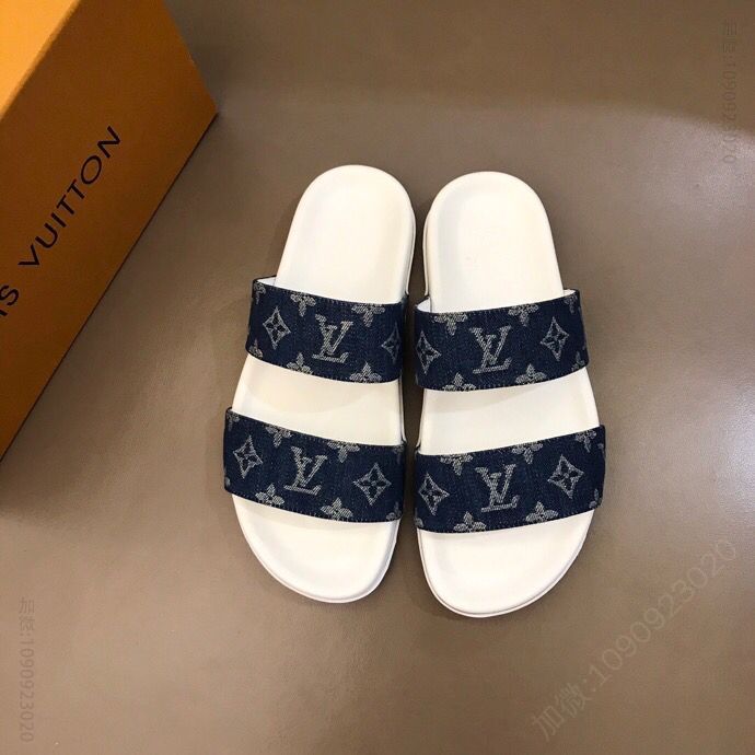 LV/路易威登 高端精品 原版材质L牌奢品男士拖鞋