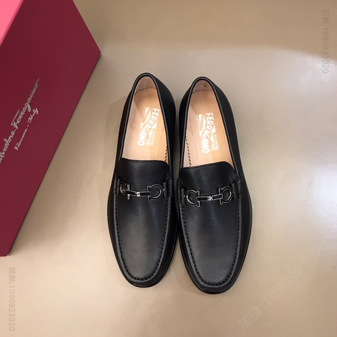 Ferragamo菲拉格慕 F高端真皮大底男士商务皮鞋