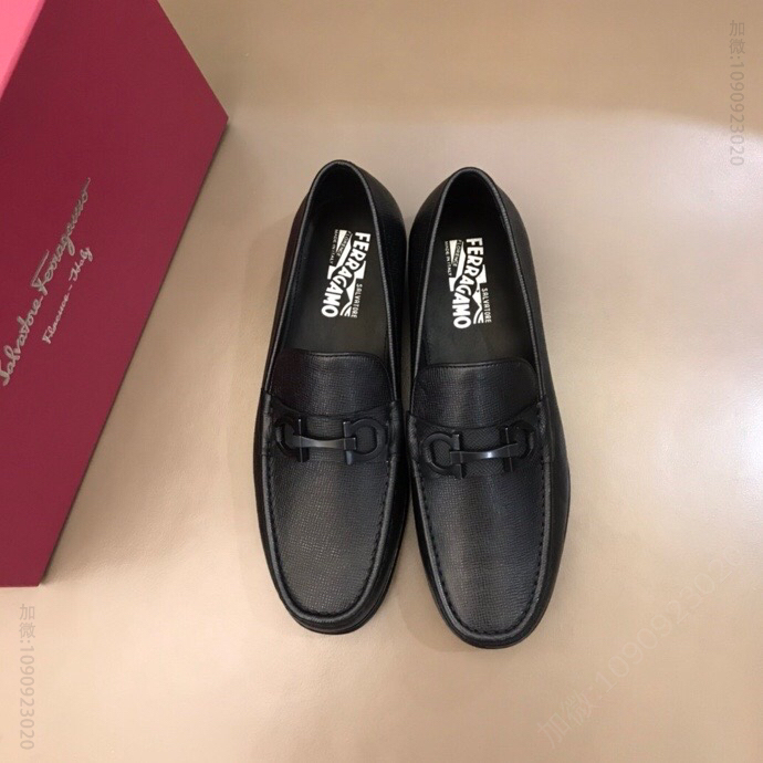 Ferragamo菲拉格慕 F高端真皮大底男士商务皮鞋