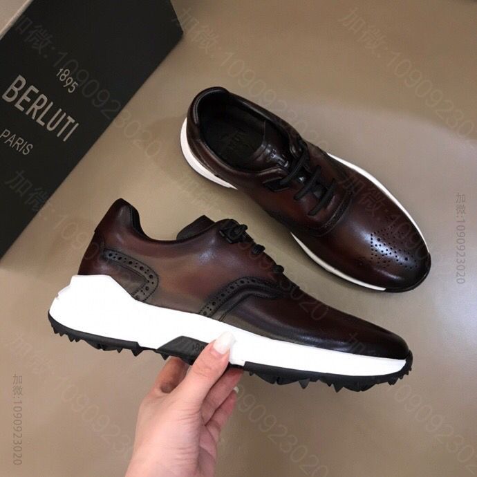 Berluti伯鲁提 意大利进口皮胚高端精品男士运动鞋