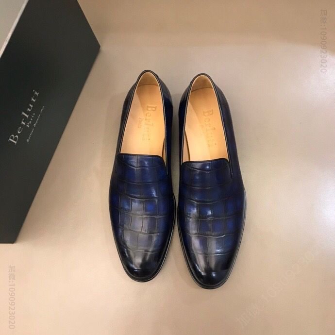 Ber伯鲁提 意大利奢品，纯手工制作，高端精品男士商务休闲皮鞋