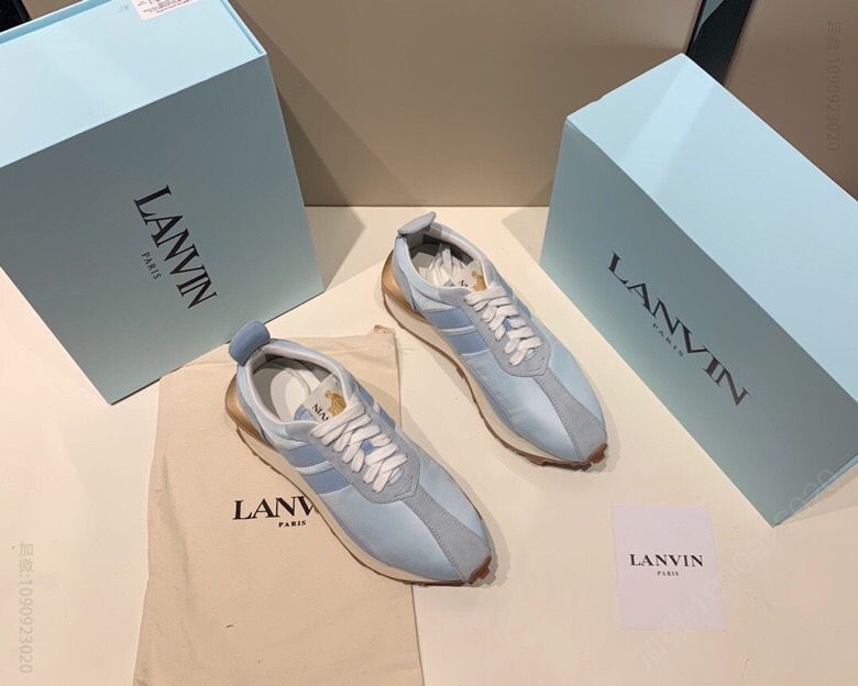 Lanvin浪凡 ss20春夏新款bumper运动鞋复古跑鞋