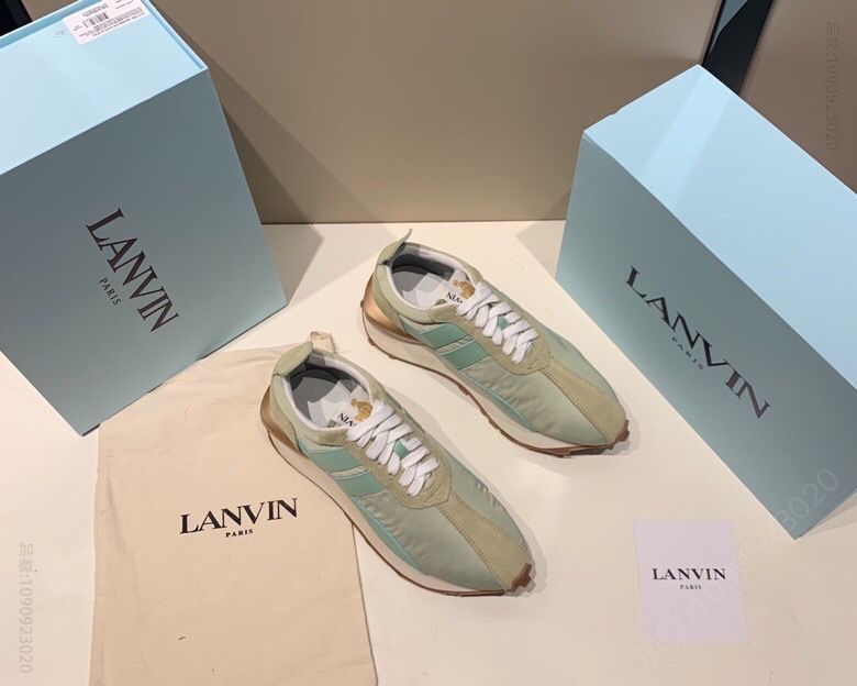 Lanvin浪凡 ss20春夏新款bumper运动鞋复古跑鞋