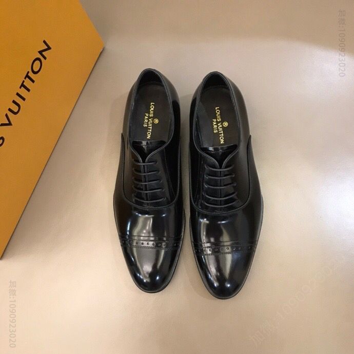 LV/路易威登 L 高端真皮大底经典男士商务皮鞋