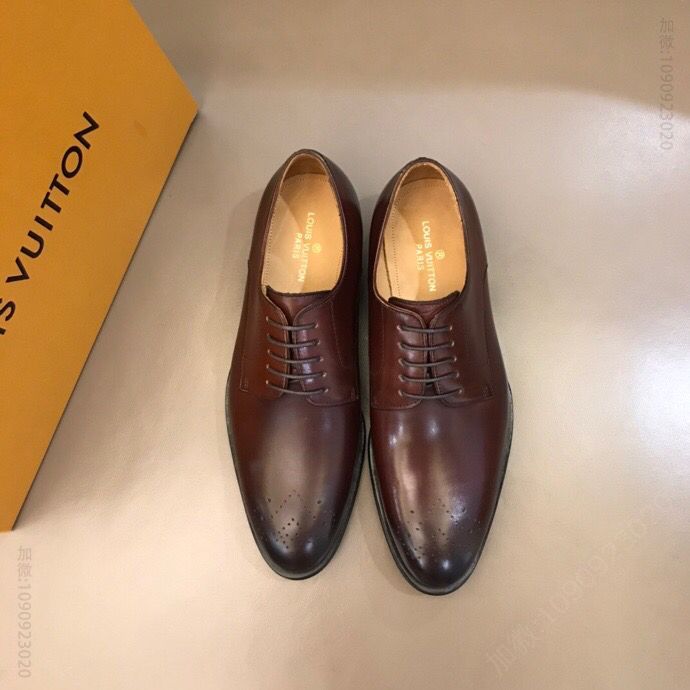LV/路易威登 L 高端真皮大底经典男士商务皮鞋