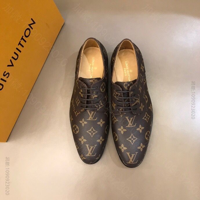 LV/路易威登 L 高端真皮大底经典男士商务皮鞋