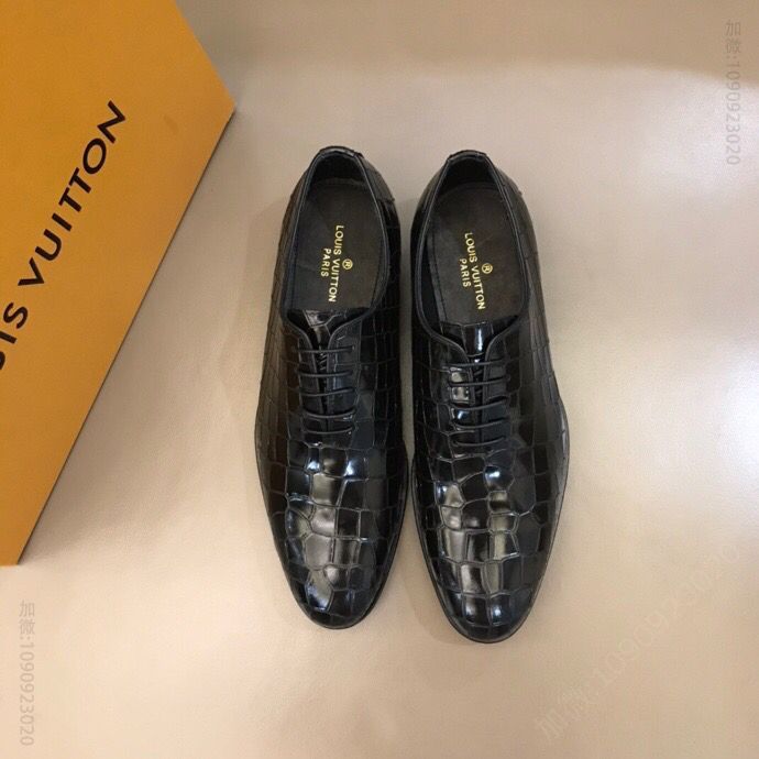 LV/路易威登 L 高端真皮大底经典男士商务皮鞋