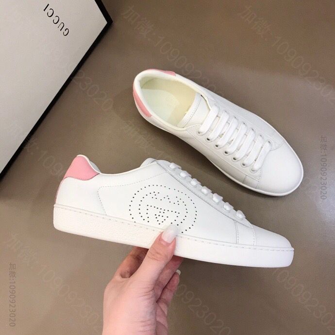 GUCCI古驰 意大利进口原版皮料G家经典小白鞋