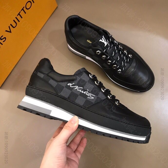 LV/路易威登 进口原版油蜡皮L 经典奢牌运动休闲男鞋