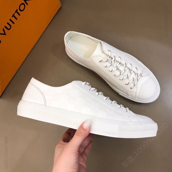 LV/路易威登 原版头层牛皮L 2023男士运动鞋