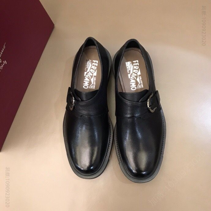 Ferragamo菲拉格慕 F 2023新款德比鞋男士商务皮鞋