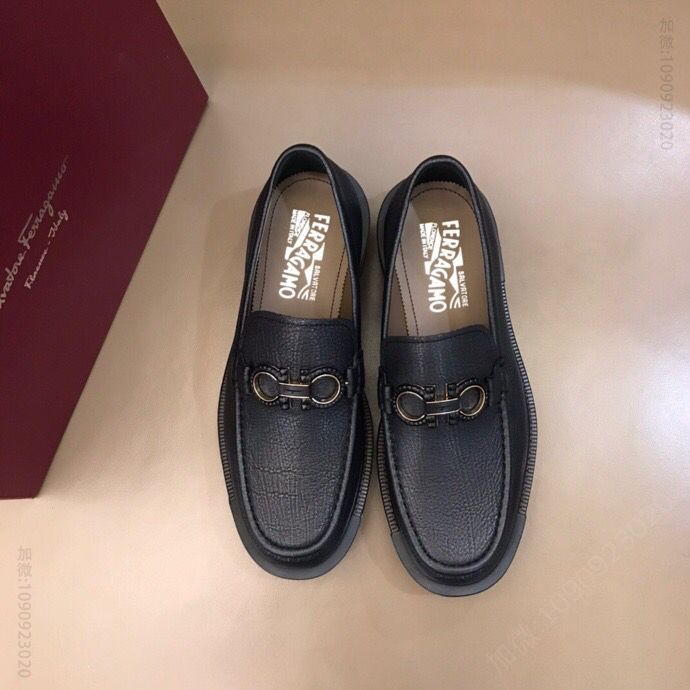 Ferragamo菲拉格慕 F 2023新款德比鞋男士商务皮鞋