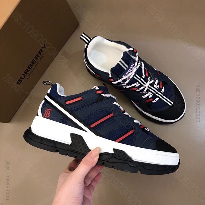 博柏利Burberry B家原单精品，时装秀款 Union 运动鞋