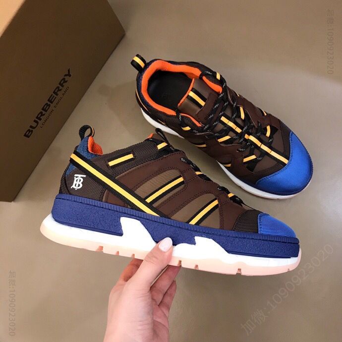 博柏利Burberry B家原单精品，时装秀款 Union 运动鞋