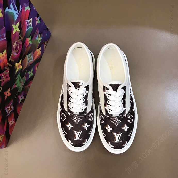 LV/路易威登 L奢品TROCADERO系带鞋男士休闲鞋