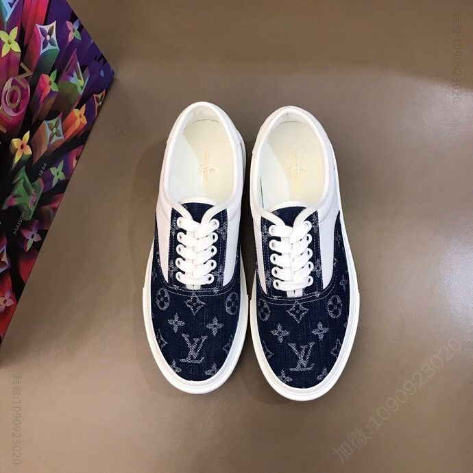 LV/路易威登 L奢品TROCADERO系带鞋男士休闲鞋