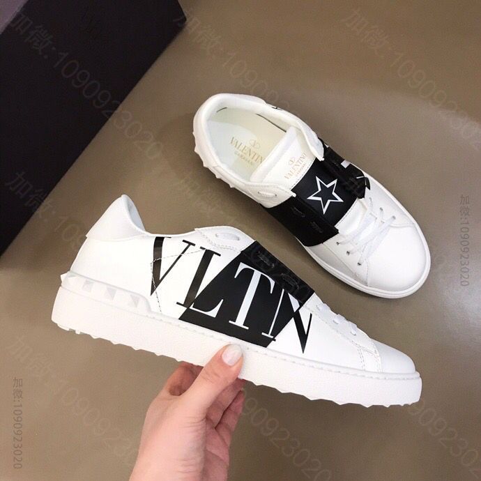 Valentino华伦天奴 V T 印花 Open 运动鞋男士运动鞋