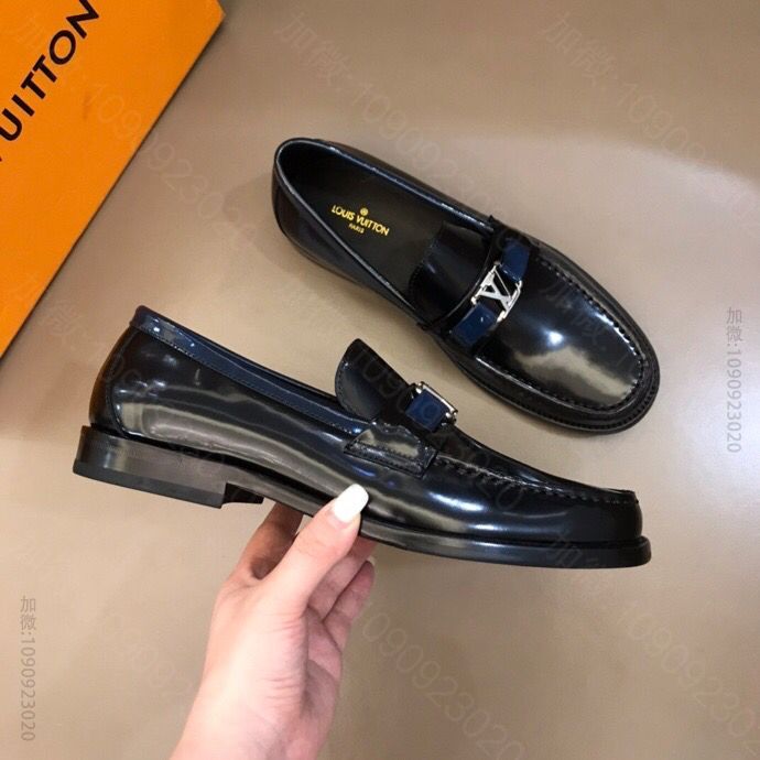 LV路易威登 高端真皮大底经典男士商务皮鞋