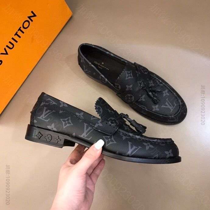 LV路易威登 高端真皮大底经典男士商务皮鞋