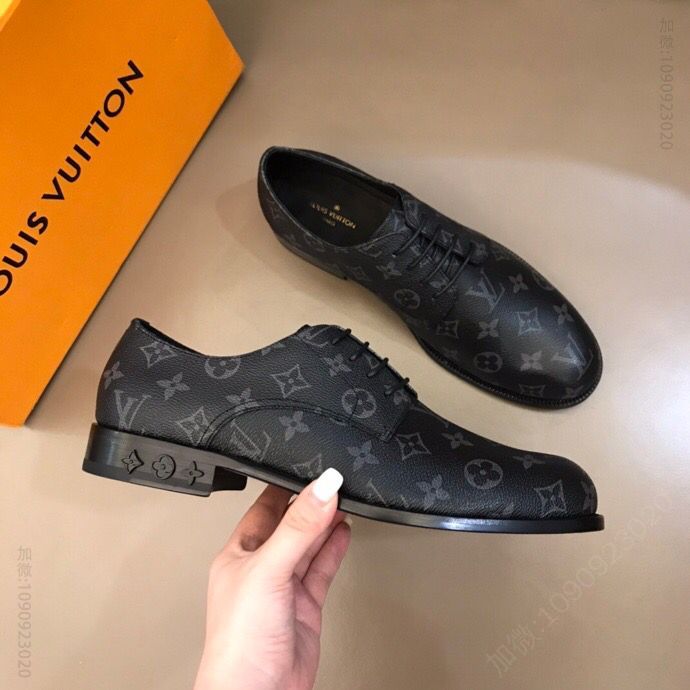 LV路易威登 高端真皮大底经典男士商务皮鞋