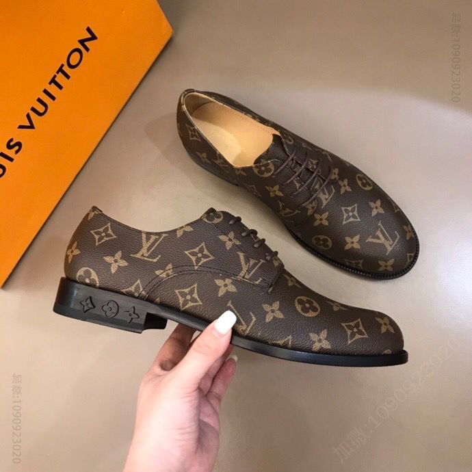 LV路易威登 高端真皮大底经典男士商务皮鞋
