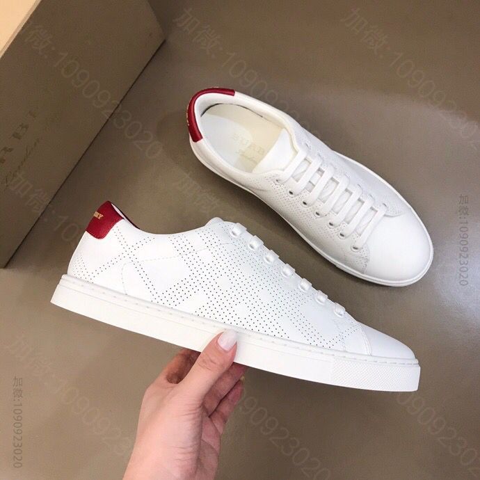 BURBERRY巴宝莉 B家原单精品经典格纹男士休闲板鞋