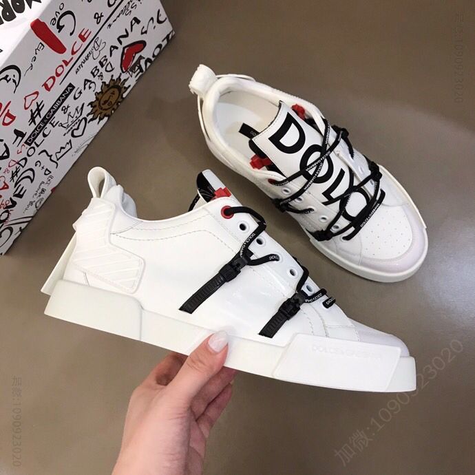 DG杜嘉班纳 DG重工系列PORTOFINO涂鸦男士‘s运动鞋