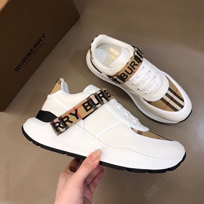 BURBERRY博柏利 B家原单精品男士低帮运动鞋