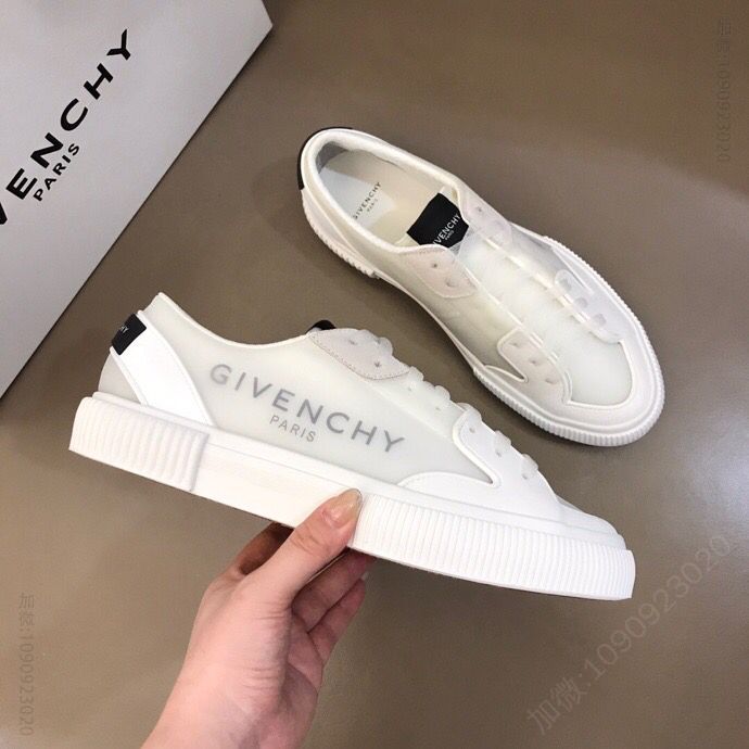 Givenchy 纪梵希 Gv~y新款Spectre白色透明PVC低帮运动鞋