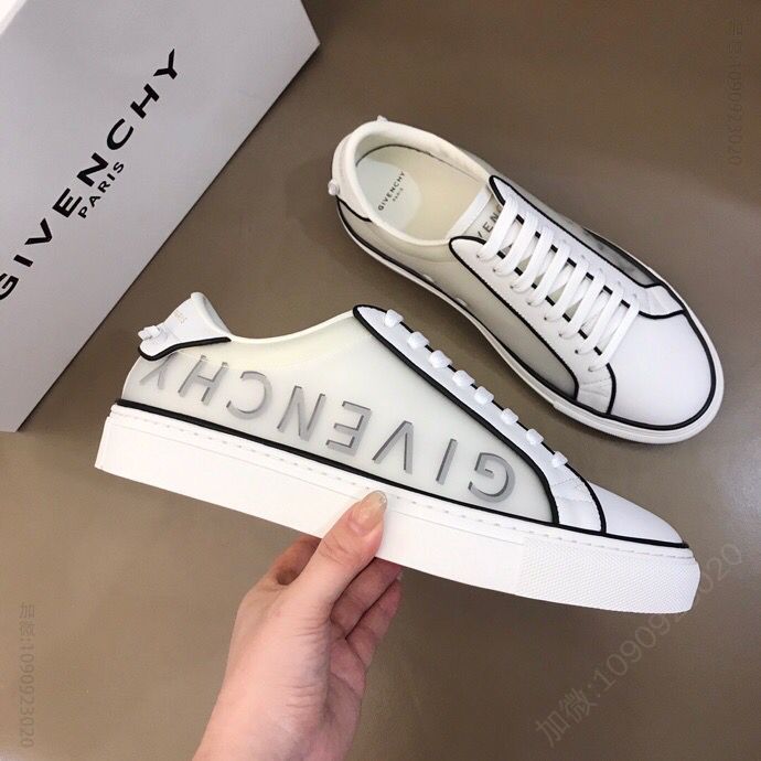 Givenchy 纪梵希 Gv~y新款Spectre白色透明PVC低帮运动鞋
