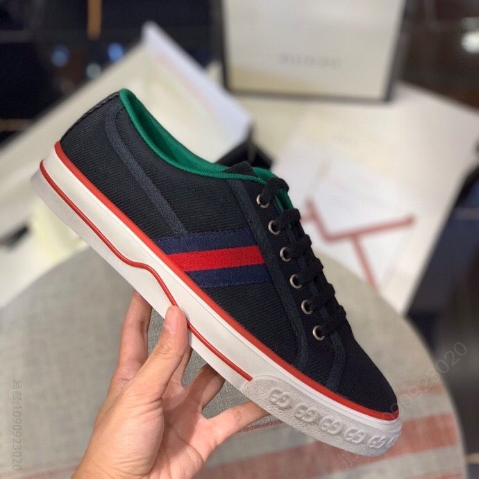 GUCCI古驰 采用棉布材质G家1977运动鞋