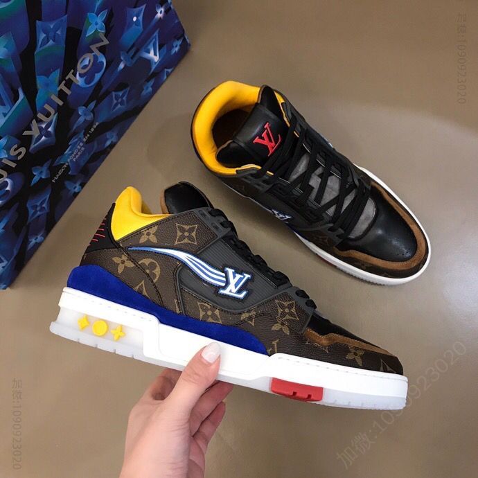 LV/路易威登 L 秋冬男士中帮Virgil Abloh 篮球鞋
