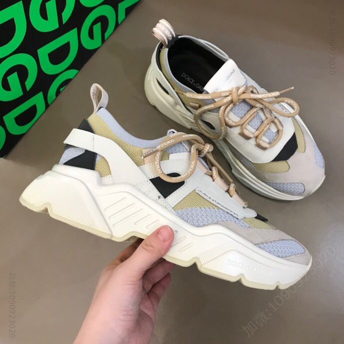 D&G杜嘉班纳 DAYMASTER 弹力平纹针织运动鞋