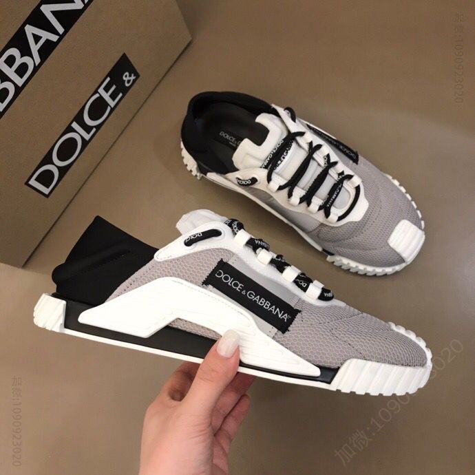 D&G杜嘉班纳 DAYMASTER 弹力平纹针织运动鞋
